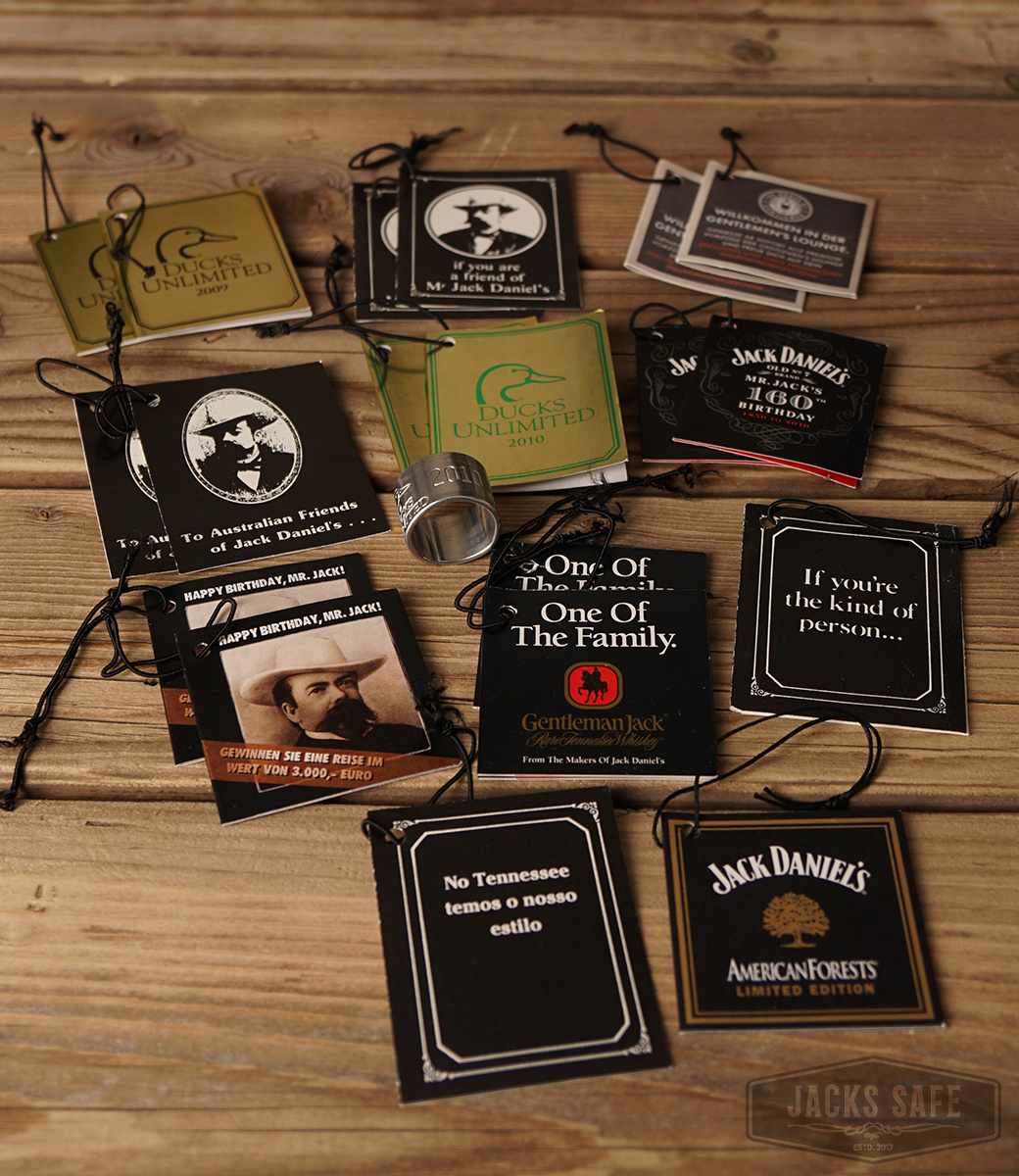 Jack Daniel's Parts Tags Bundle of Joy with A LOT OF TAGS Ducks