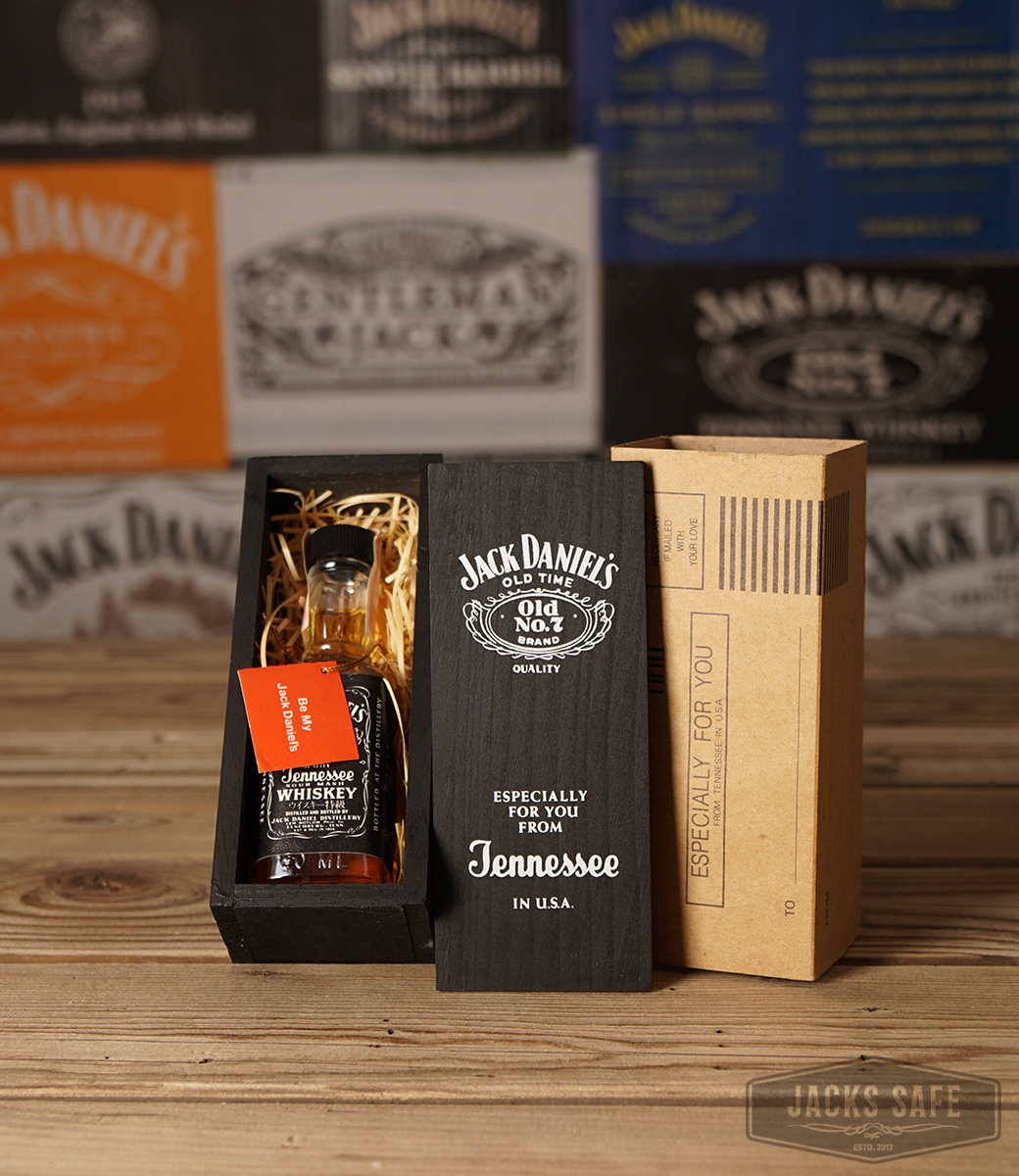 JACK DANIEL'S - Black Label Valentine's day - 1985 - 50ml - Japan - 45% - SEE DROPDOWN