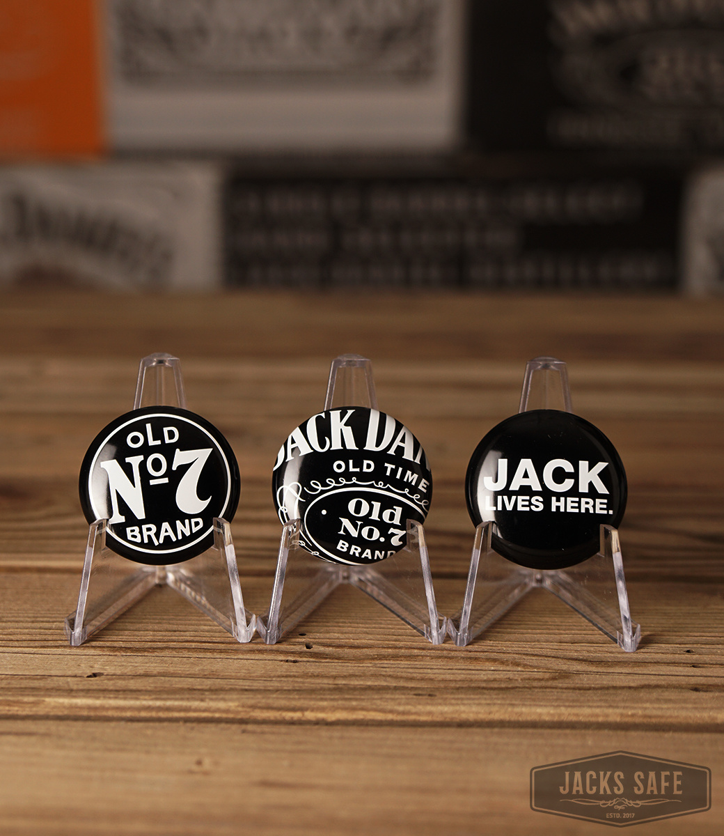 JACK DANIEL'S  - Promo Items - Button - Japan - Set of 3 - Rare - #2