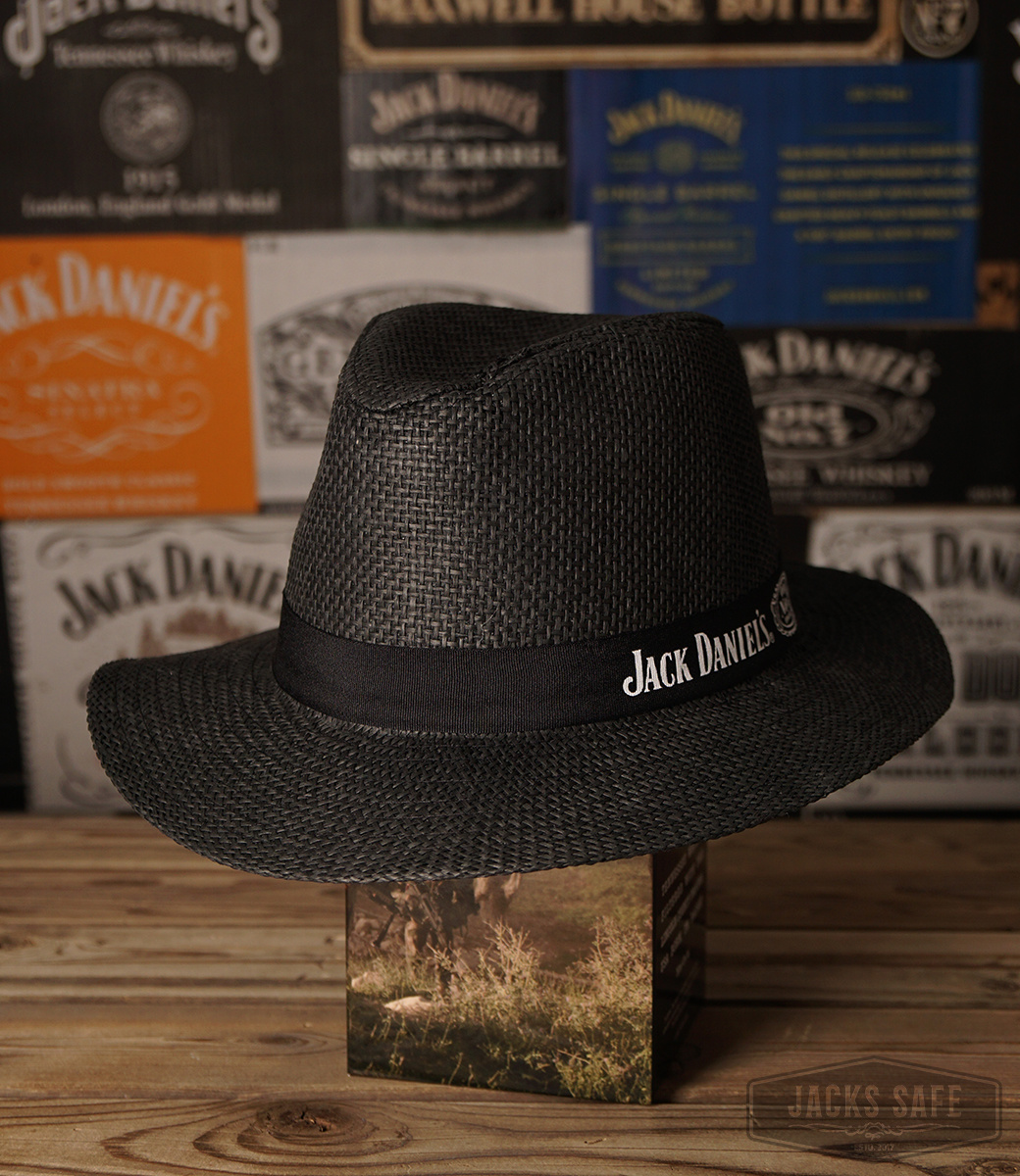 (Black) Jack Daniels Straw Cowboy Hat