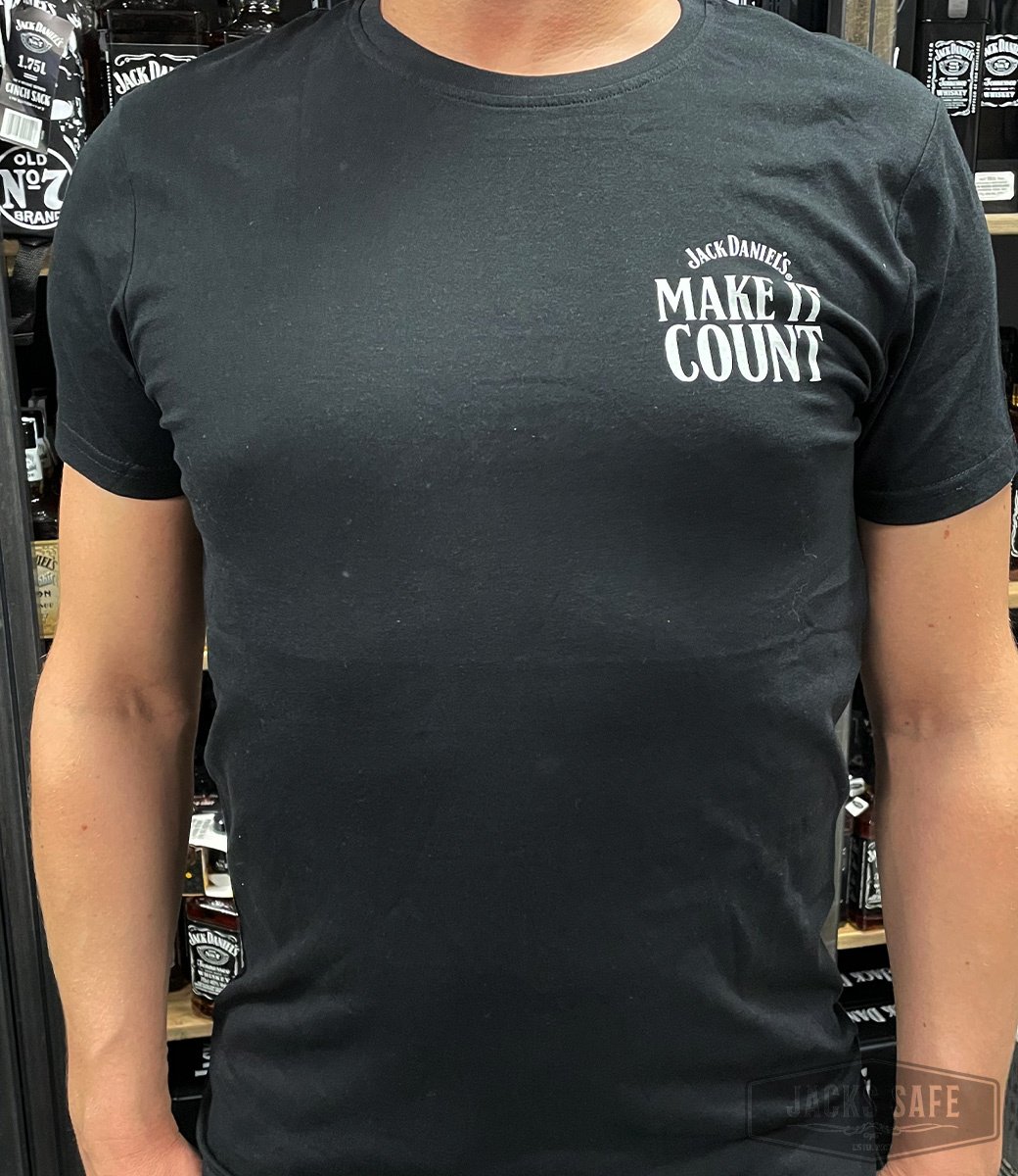 JACK DANIEL'S - Promo Items - Make It Count - t-shirt - Size L