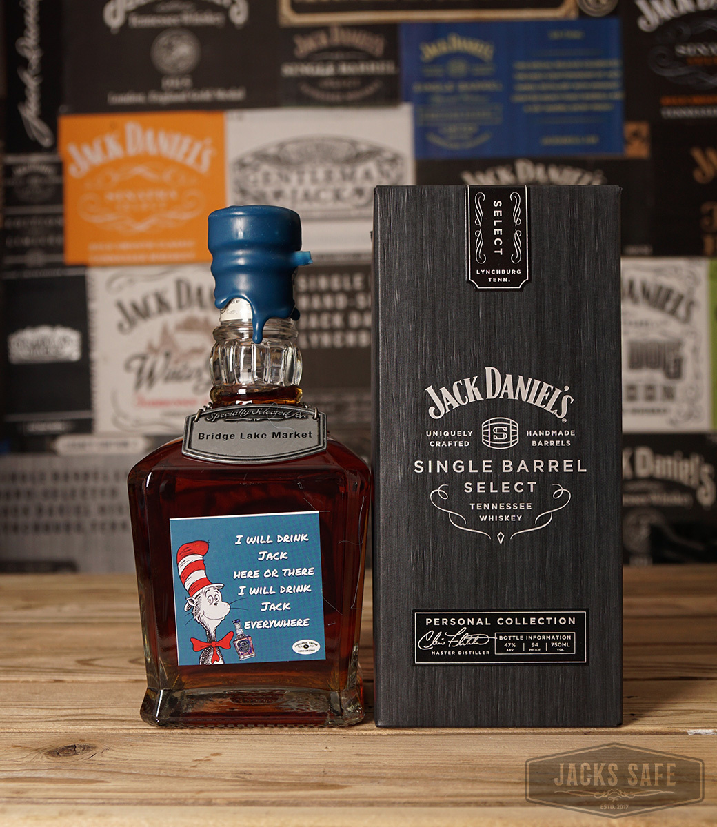 JACK DANIEL'S  - Single Barrel - Personal Collection - CAT IN THE HAT - Bridge Lake Market - 750ml - USA