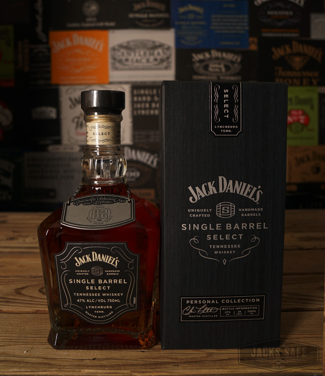 JACK DANIEL'S - Single Barrel - Sturgis 82 - ROUND 82 LOGO - BOX - SIGNED BY LEXIE PHILIPS