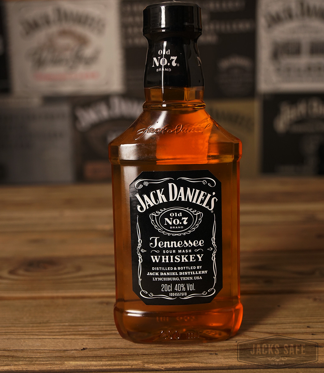 JACK DANIEL'S Black Label Evo 200ml UK PET NORMAL THEY ARE Jack's Safe