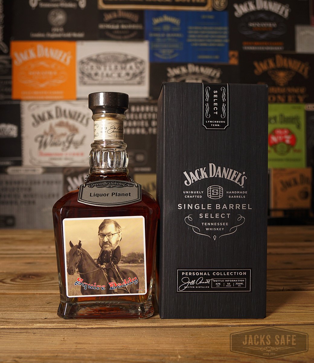 JACK DANIEL'S Jack Daniel’s  - Single Barrel - Personal Collection - SQUIRE DADDY - SIGNED - 1.21.21