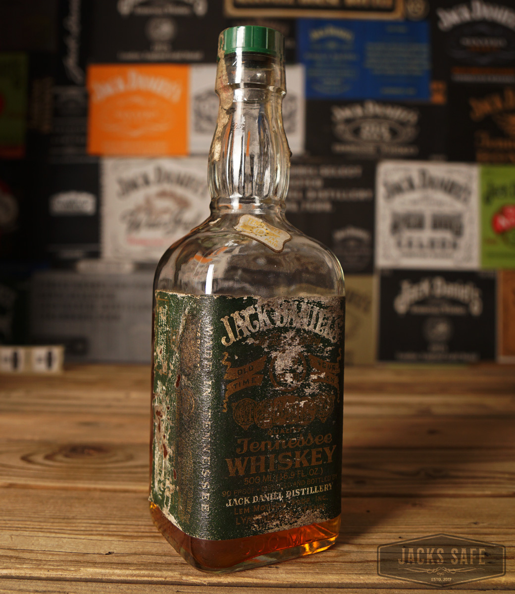 JACK DANIEL'S GREEN LABEL PAPER SEAL 500ML USA 45 1979