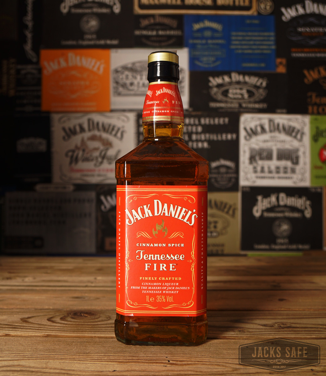 JACK DANIEL'S - Fire - 1000ml - CZ - NEW LABEL - OLD SIGNATURE