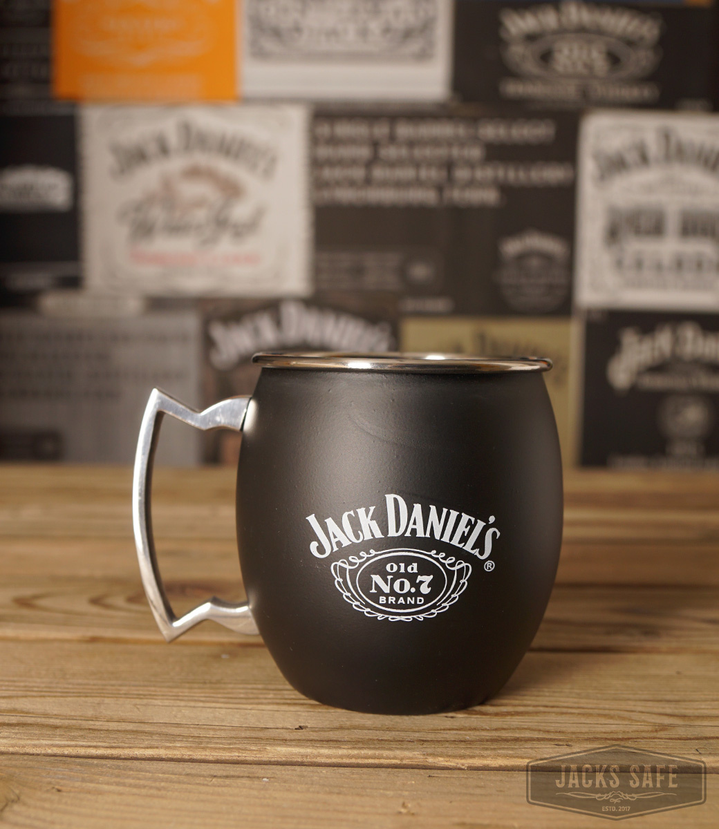 JACK DANIEL'S - Tennesee Mule shaped - COFFEE MUG- Stainless Steel - BLACK