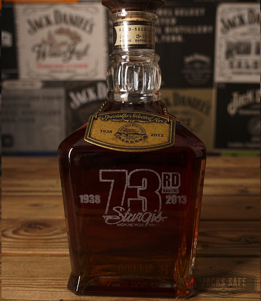 JACK DANIEL'S - Single Barrel - Personal Collection - Sturgis 73 - Etched - 73 LOGO