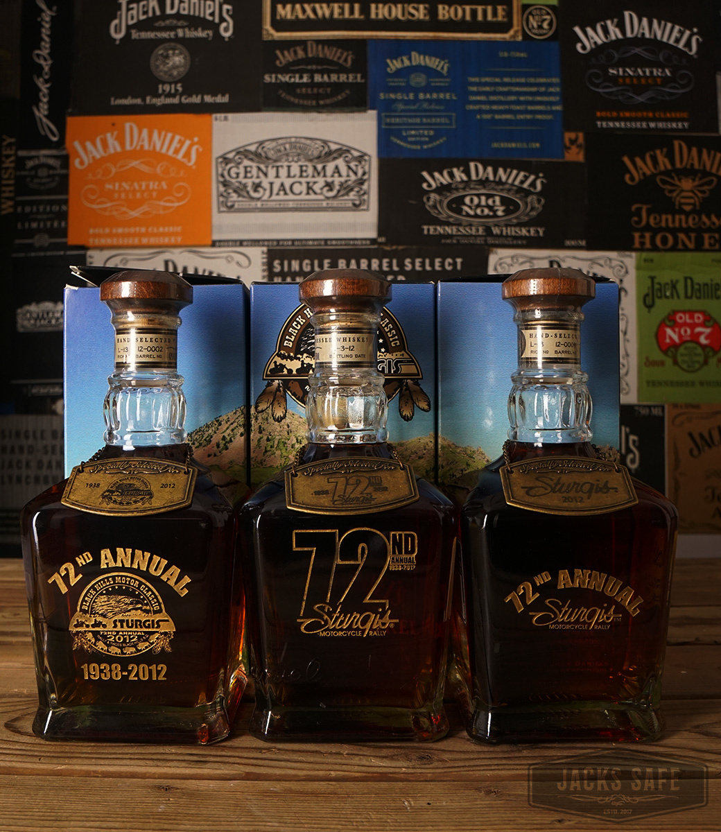 JACK DANIEL'S  - Single Barrel - Personal Collection - Sturgis 72 - Etched -SEVERAL SEE DROPDOWN - BOX - TAG