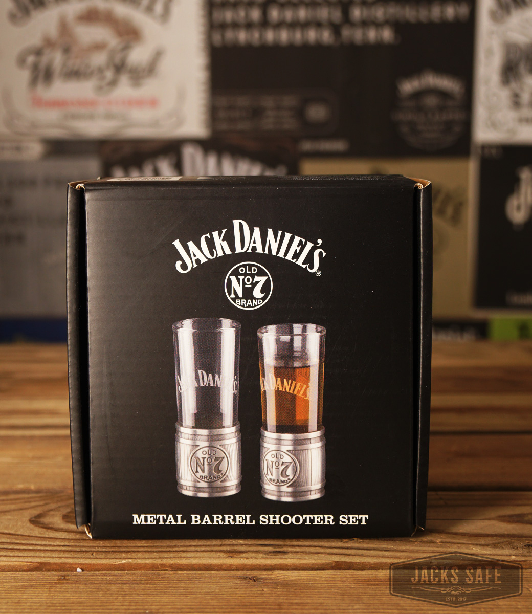 JACK DANIEL'S  - OLD NR 7 BARREL SHOOTER SET - 2 SHOOTERS - GREAT QUALITY - NEW