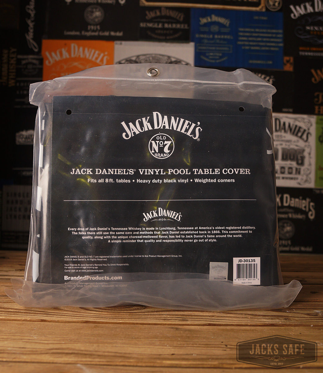 JACK DANIEL'S - PROMO ITEMS -POOL TABLE COVER - NEW 8FT