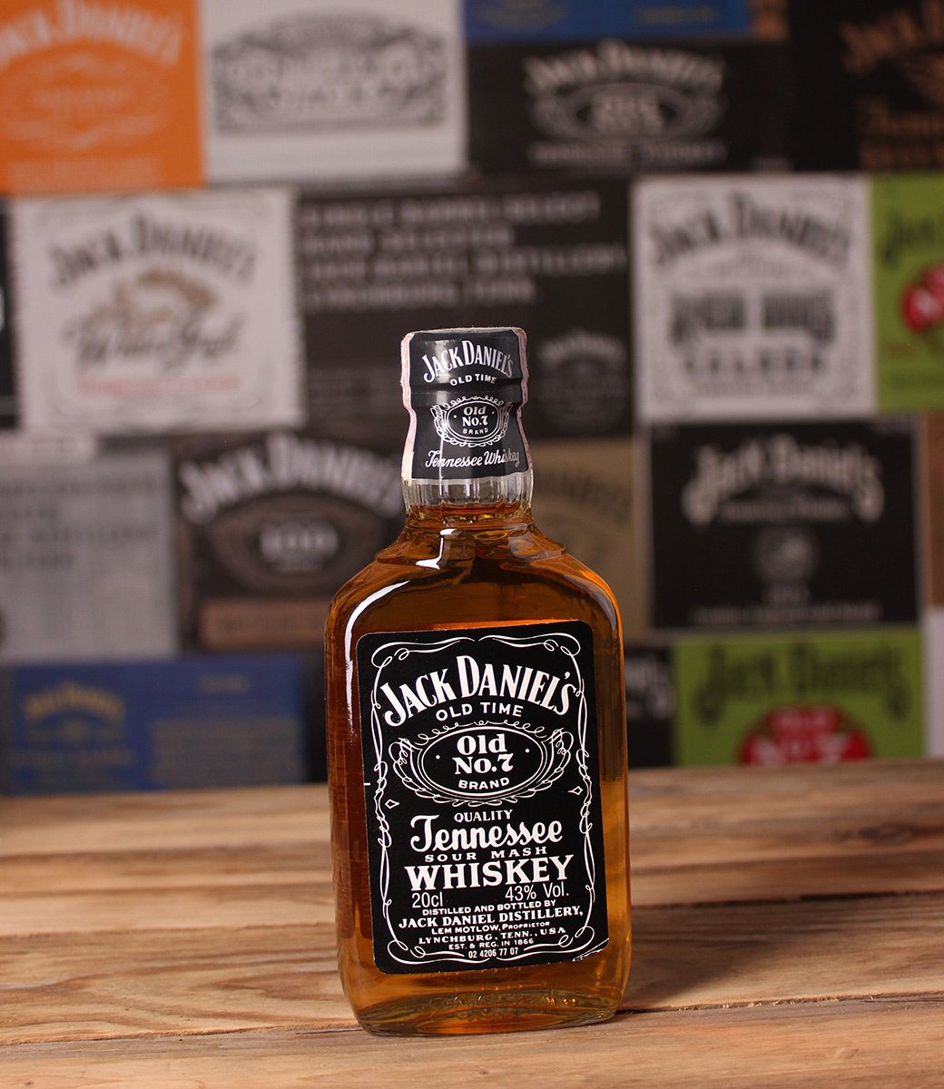 JACK DANIEL'S  - Black Label - Fake seal - 200ml - INTERNATIONAL - 1989 - 43% - Copy