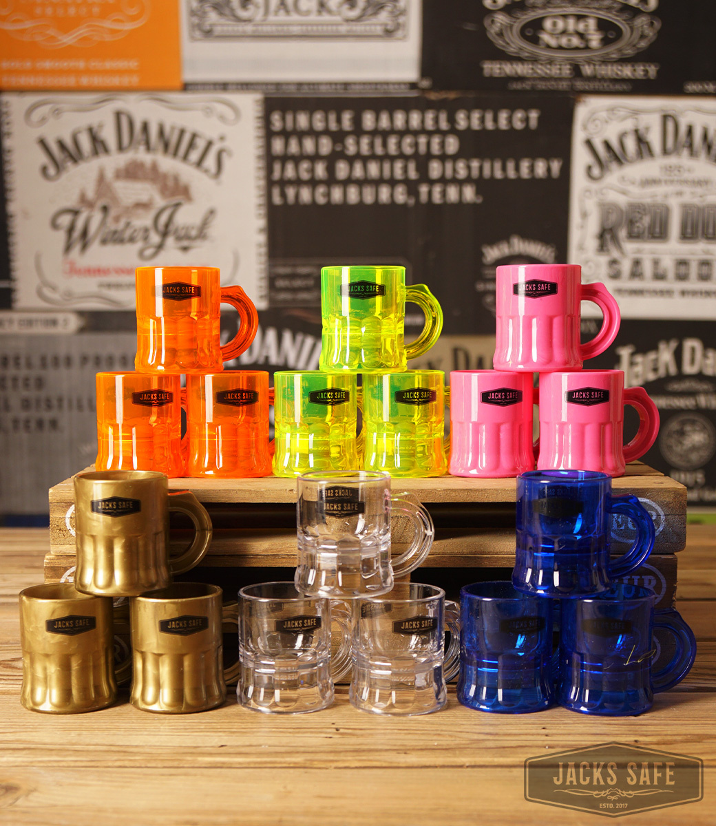 JACK DANIEL'S SHOT GLASS TRAVEL SET