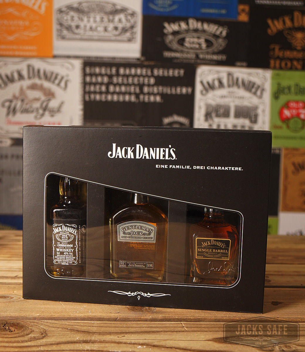 JACK DANIEL'S MINI SET GERMANY 3 PIECES 2010 WITH TASTINGM