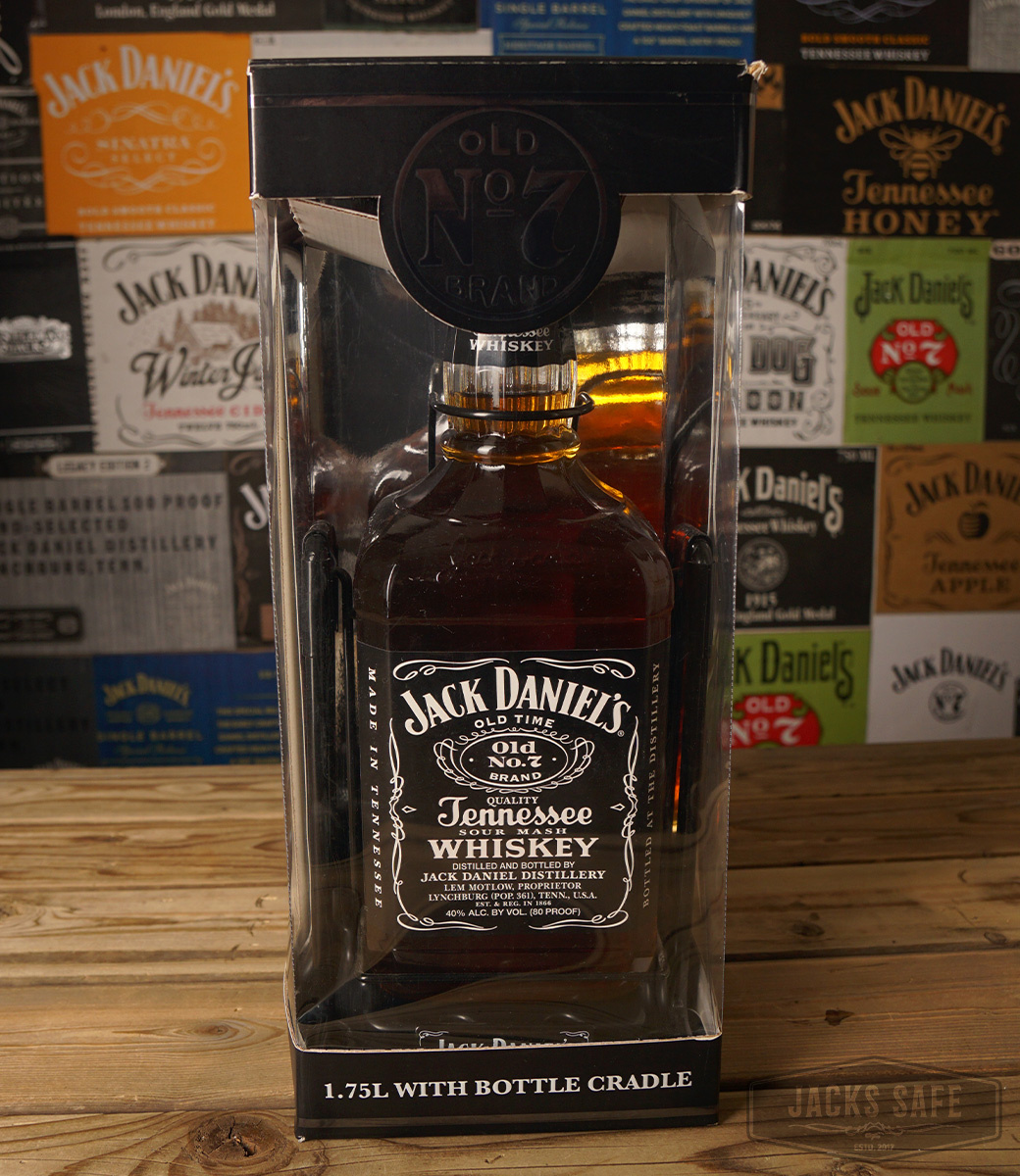 JACK DANIEL'S - BLACK LABEL - HERITAGE - CRADLE - 1750ML - BOXED - USA