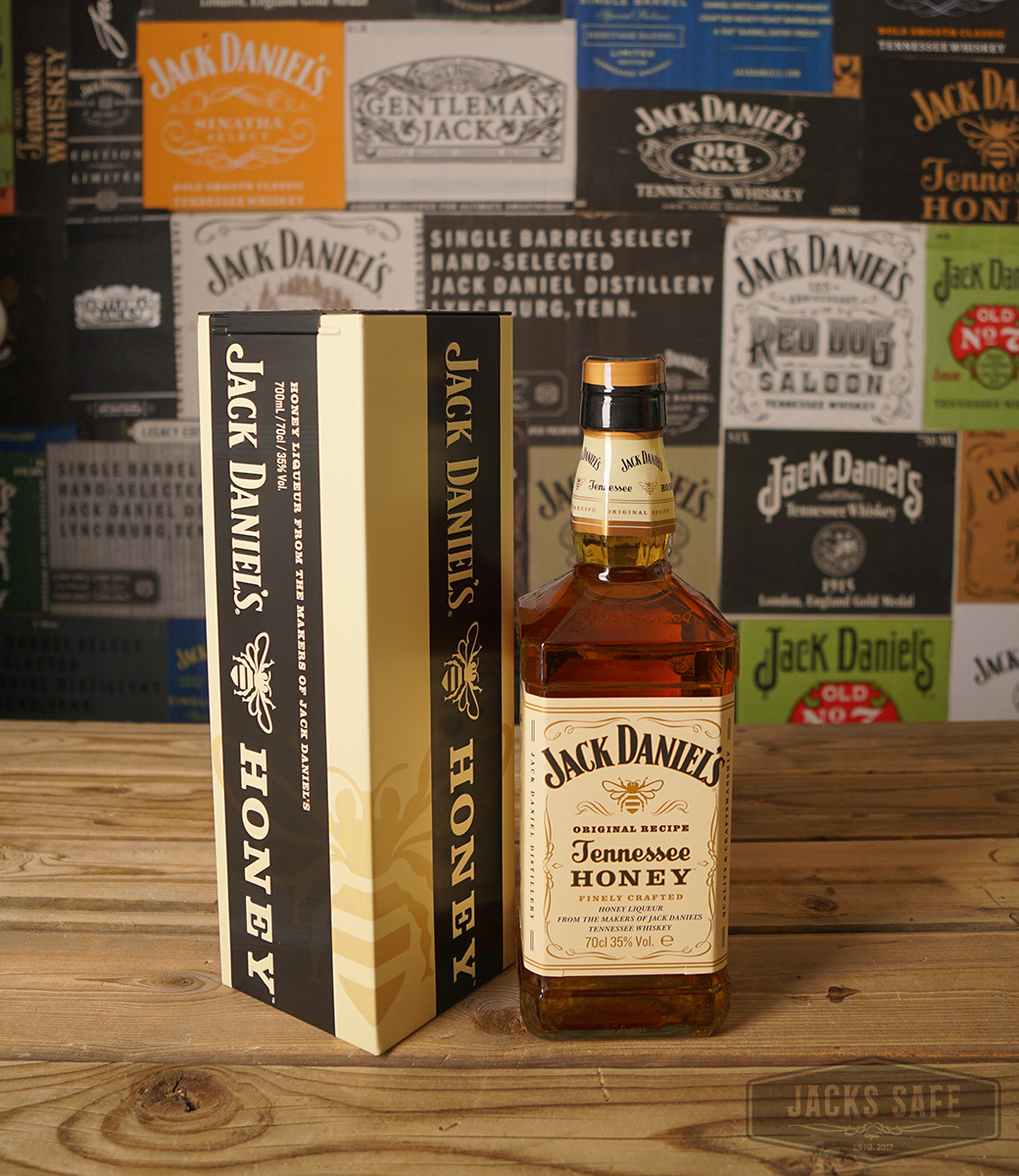 JACK DANIEL'S HONEY GIFT TIN 700ML 2023 NETHERLANDS Jack's Safe