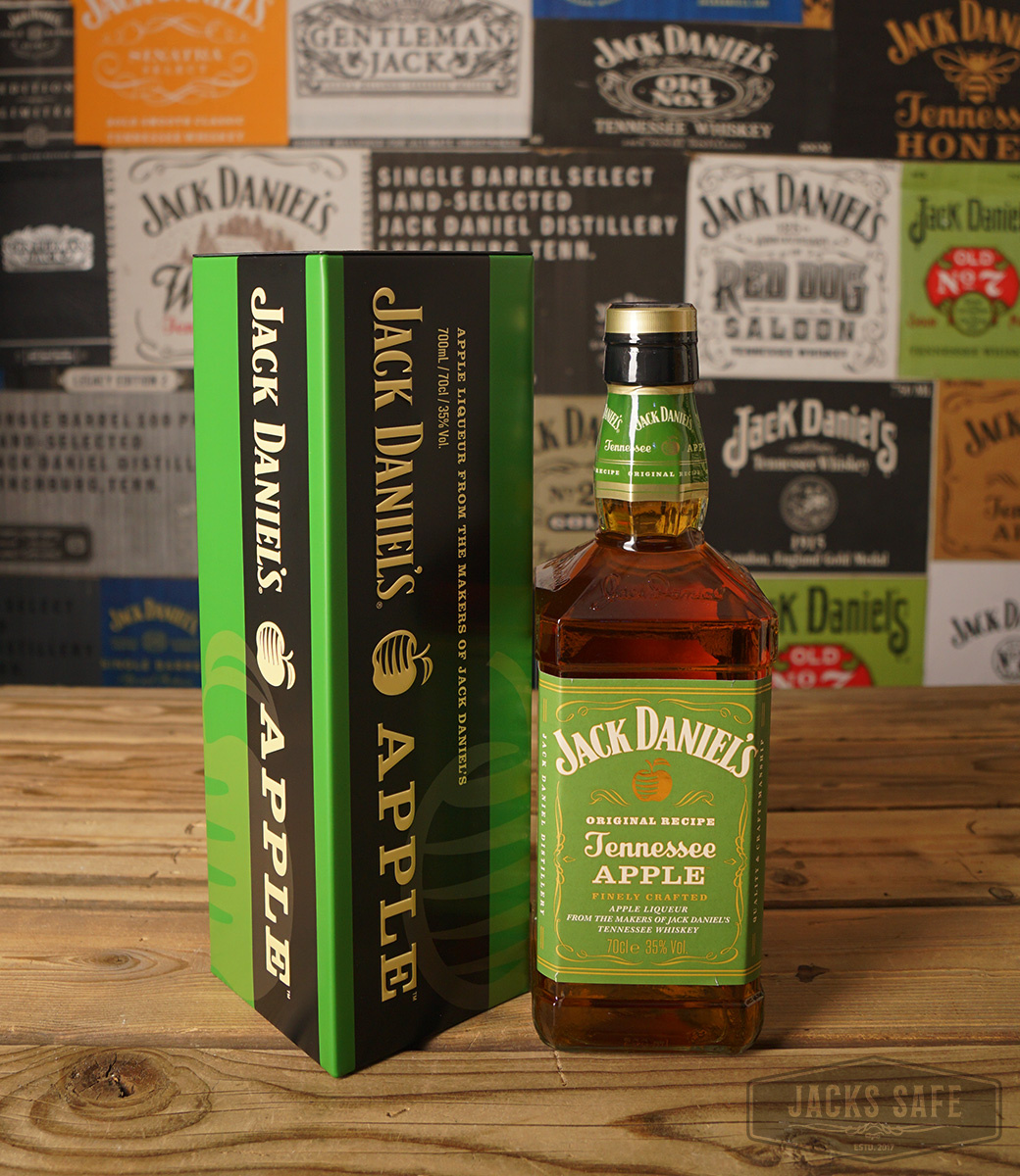 JACK DANIEL'S APPLE GIFT TIN 700ML 2023 NETHERLANDS Jack's Safe
