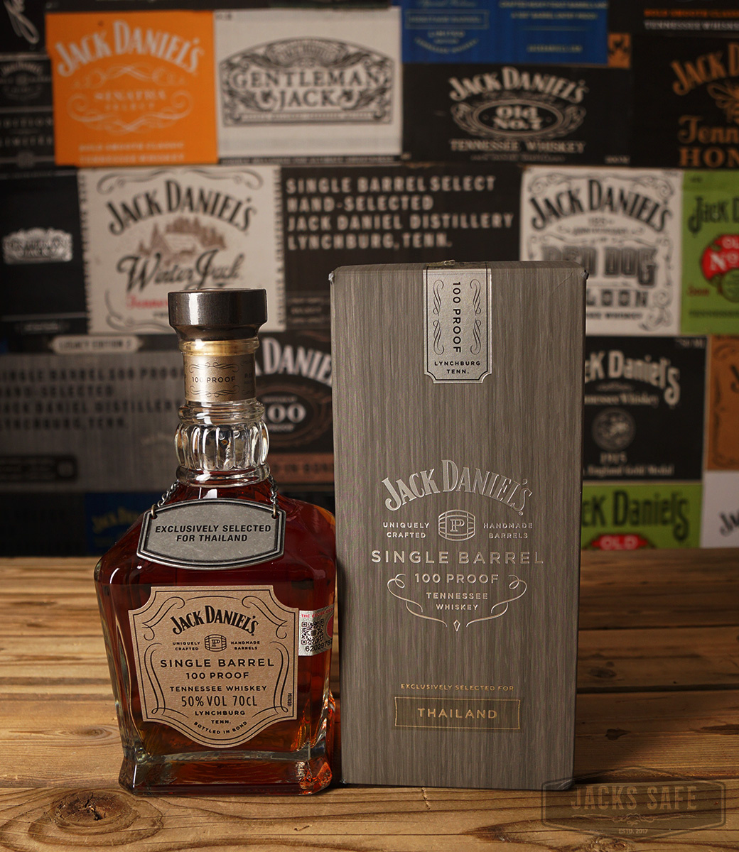 JACK DANIEL'S - Single Barrel - 100 Proof - PC - SELECTED FOR THAILAND - 700ML - TAG - EXCISE STICKER