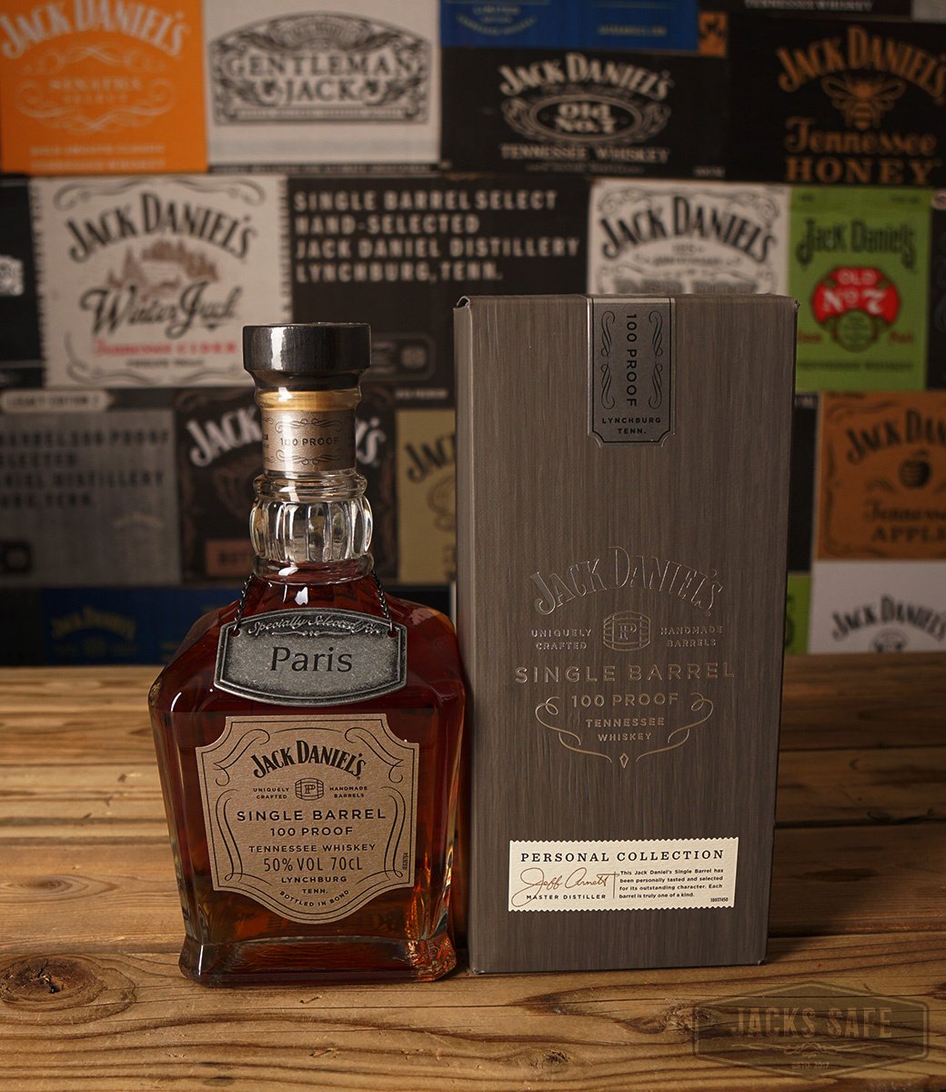 JACK DANIEL'S  - Single Barrel - 100 Proof - PC - PARIS - 100 PROOF - 7.26.18