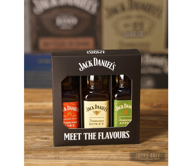 JACK DANIEL'S - COUNTERTOP BOX - 8 X 3 PIECE MINI SET - BRAND NEW