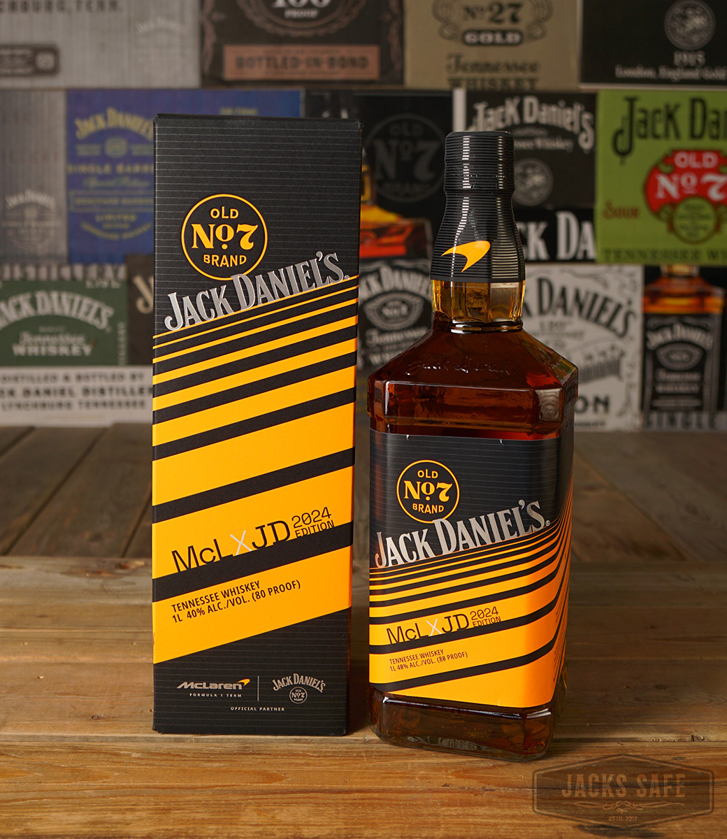 JACK DANIEL'S - McLXJD 2024 EDITION - BOXED - MCLAREN BOTTLE - 1000ML - USA - 40% - *** NEW 2024 EDITION ***