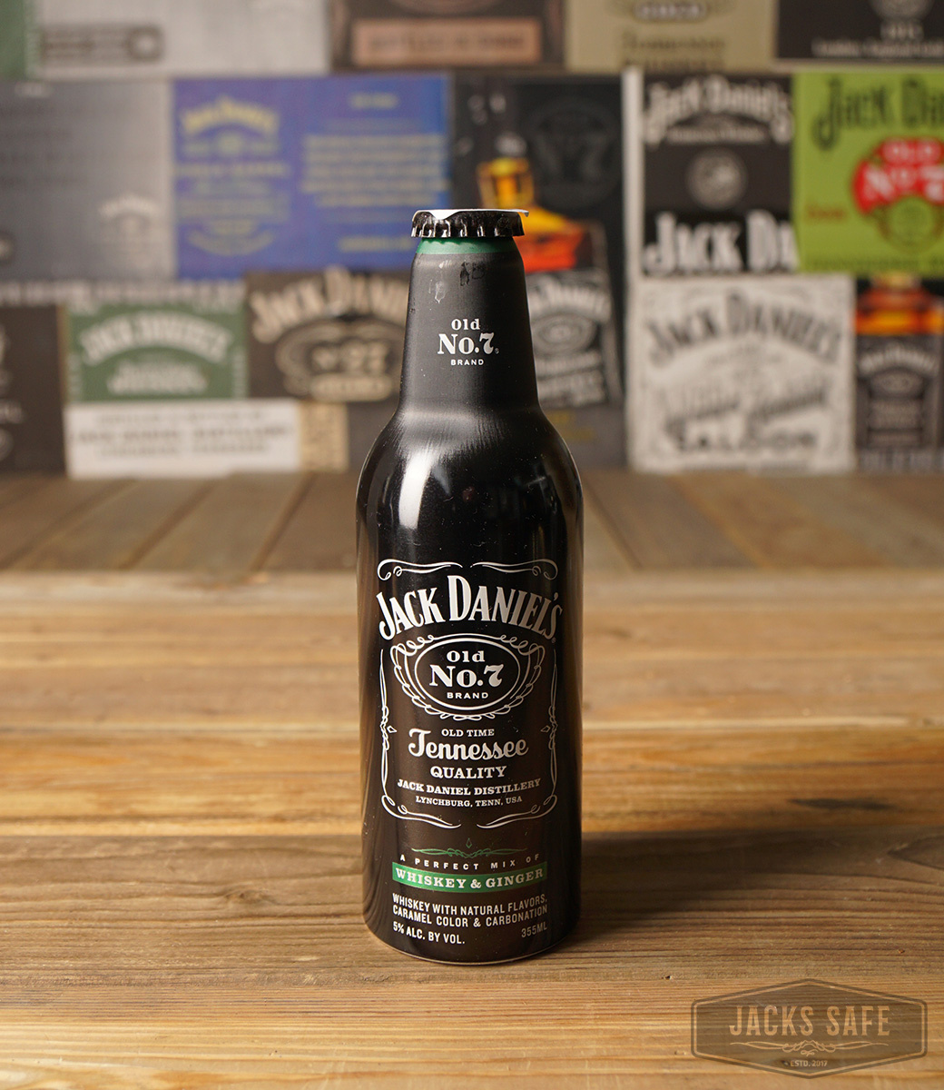 JACK DANIEL'S - Country Cocktails - Jack Daniel's Tennessee Whiskey & GINGER - 355ml - 5% - ALUMINIUM BOTTLE - AUSTRALIA