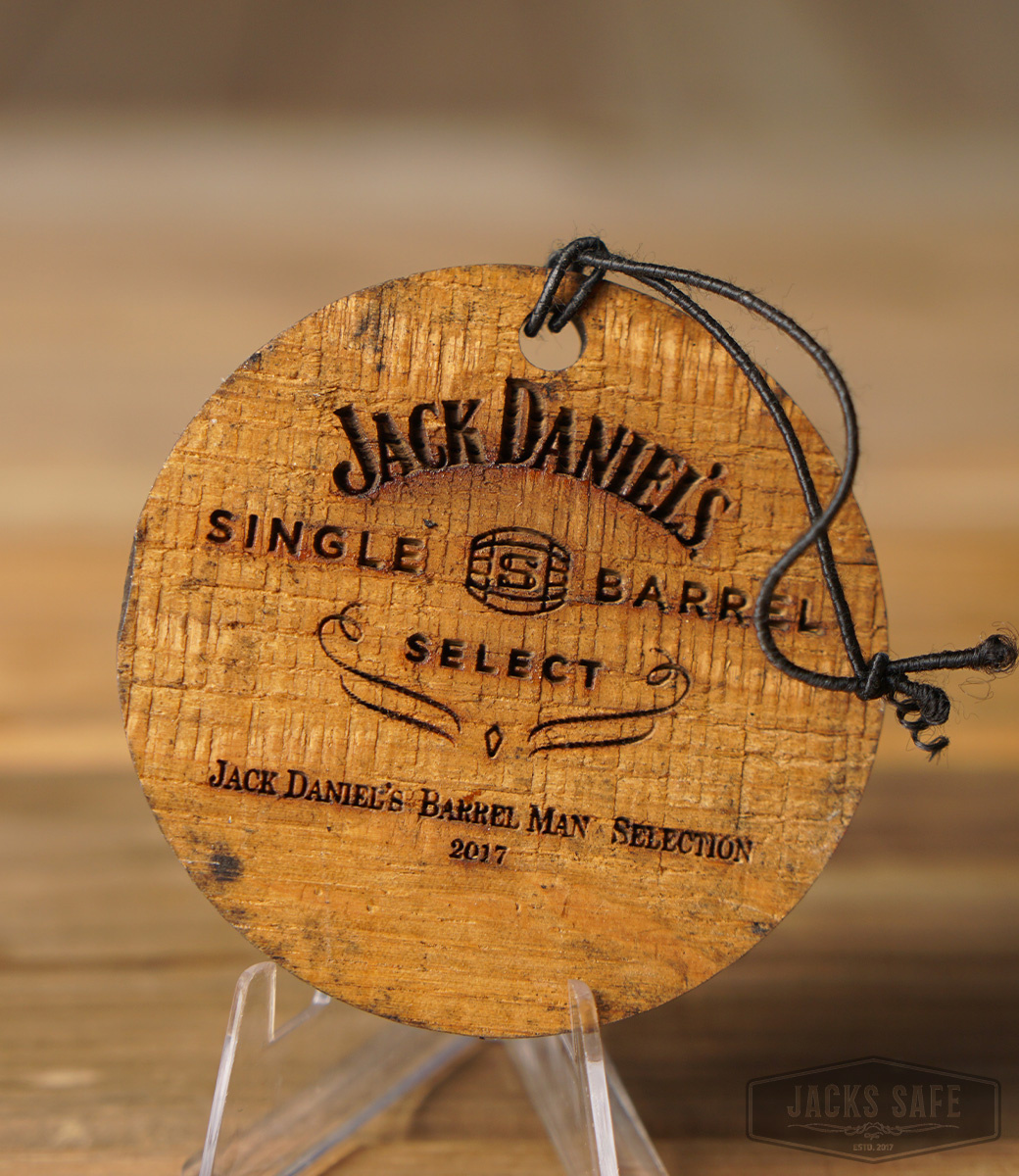 JACK DANIEL'S - Tag - Barrel Man Selection '17 - WOOD TAG ONLY