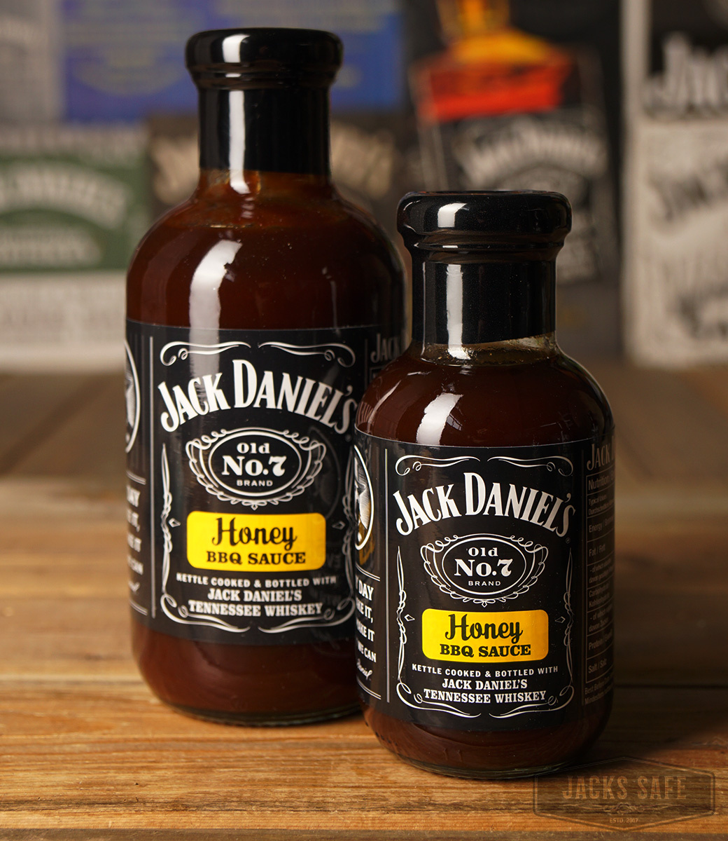 JACK DANIEL'S BBQ CORNER SAUCES HONEY BBQ SAUCE 553ML Jack's Safe