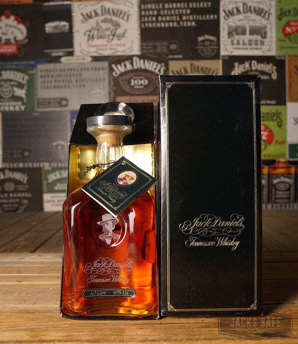 JACK DANIEL'S  - 125th Birthday Decanter - Black top - 45% - 43%  - SEE DROPDOWN MENU