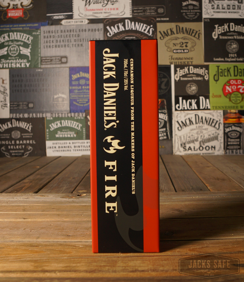 JACK DANIEL'S Fire 700ml Evo 2023 TIN NETHERLANDS Jack's Safe
