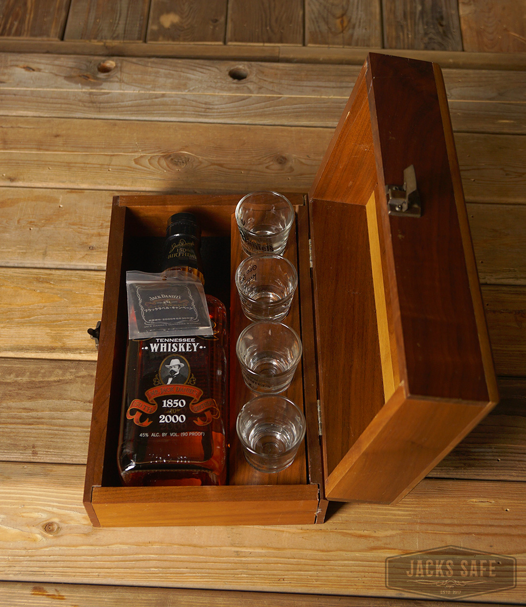 JACK DANIEL'S - 150th Birthday - 750ml VERY RARE WOODBOX - JAPAN