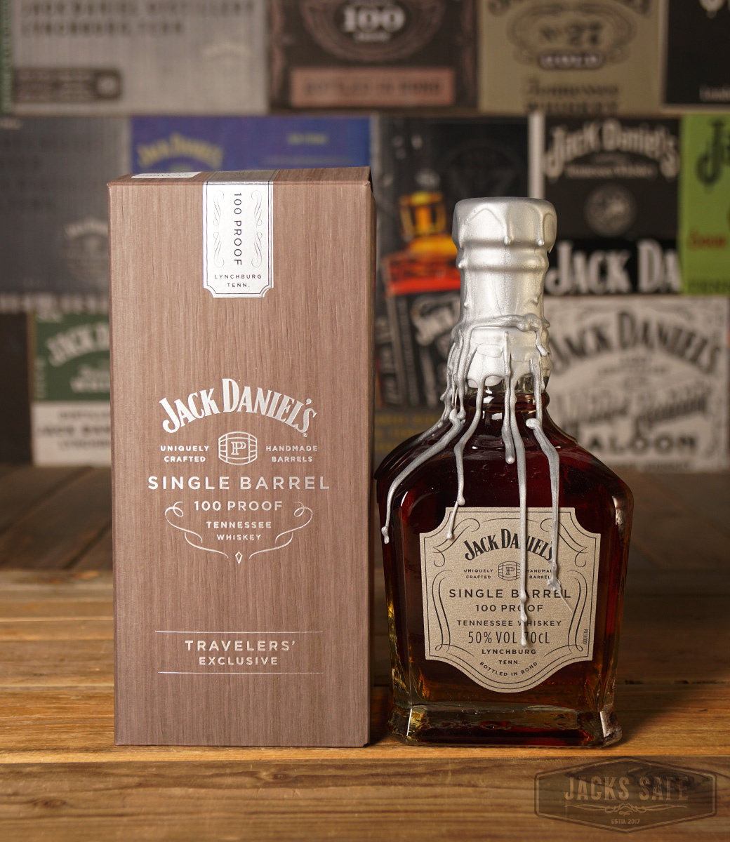 JACK DANIEL'S - Single Barrel - 100 Proof - CUSTOM SILVER WAX DIP ...
