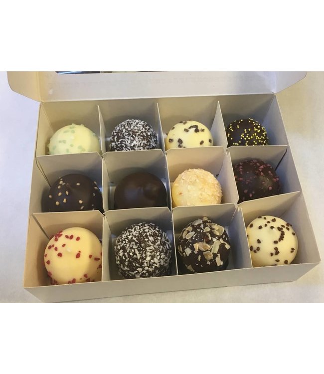 Vorsortierte Schachtel von 12 Schokoküsse