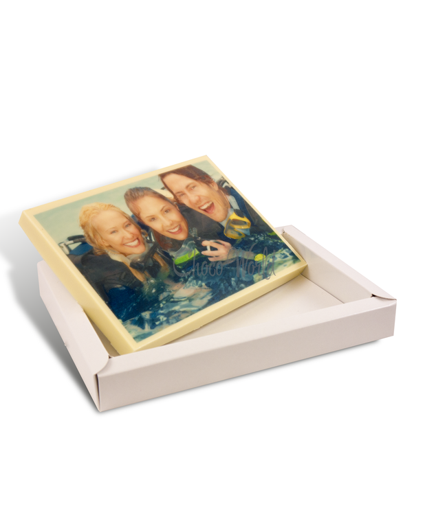 Schokolade Karte gross mit foto