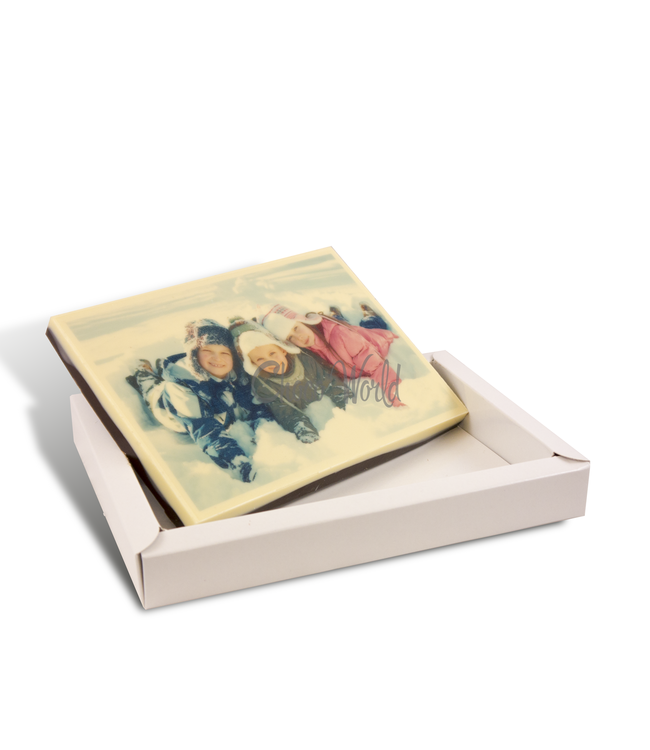 Schokolade Karte gross mit foto