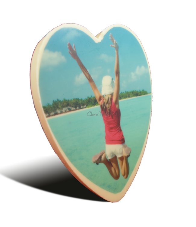 Schokoladenherz gross mit foto