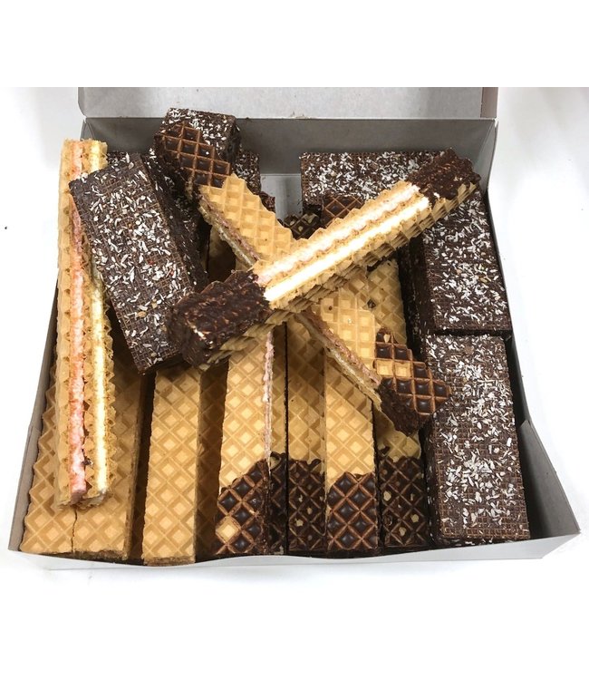 Schokolade Schaumwaffeln gemischt