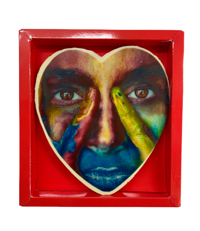 Schokoladenherz gross mit foto