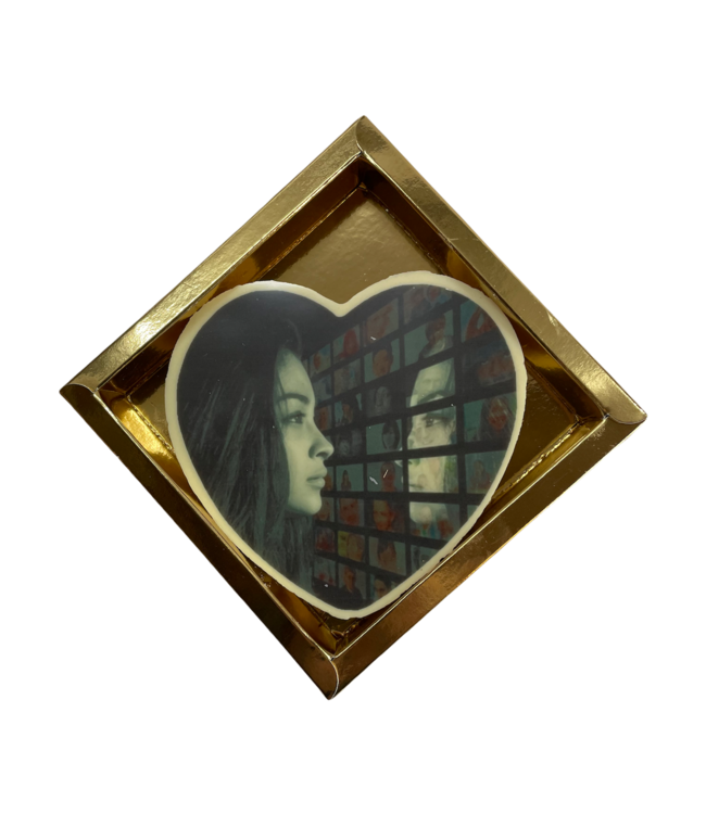 Schokoladenherz kleines mit foto