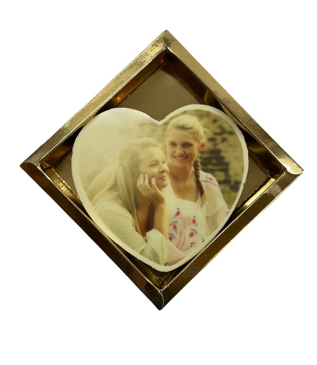 Schokoladenherz kleines mit foto