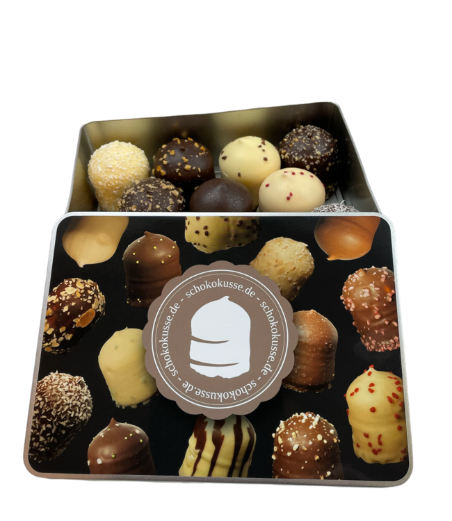 Schokoküsse in Kuchendose