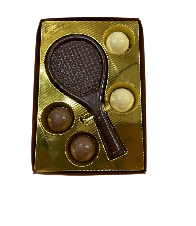 Schokolade Tennisspielzeug