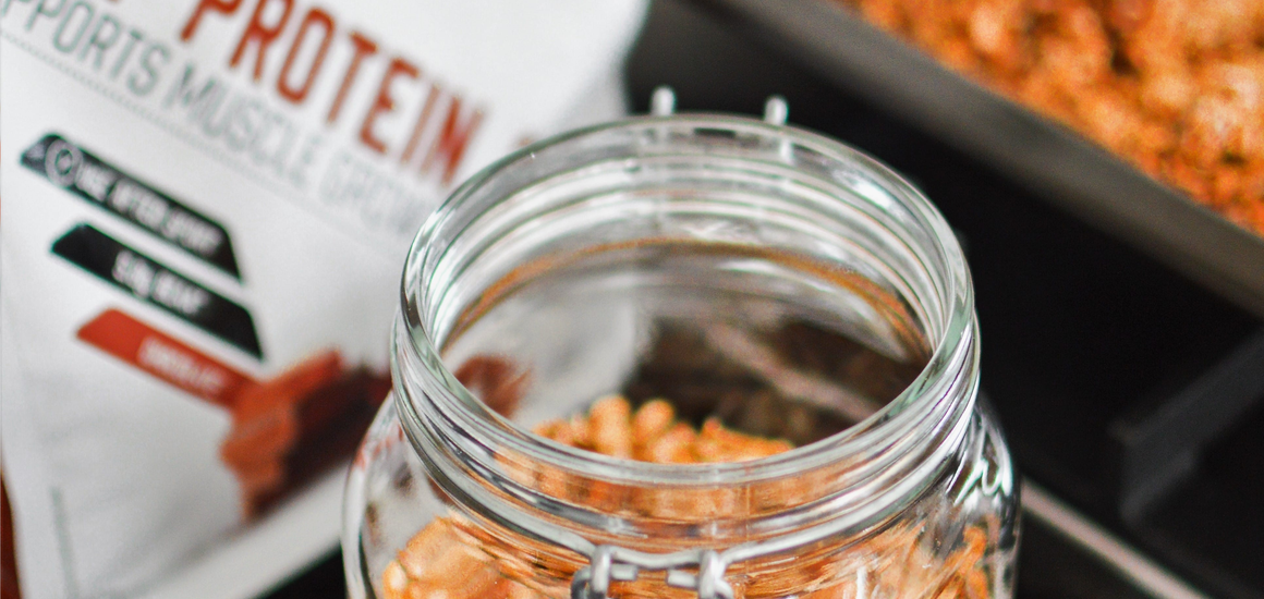 Eiwitrijke granola