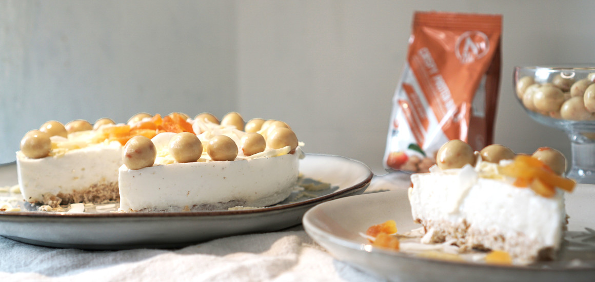 White Chocolate Protein Ball Breakfast Pie