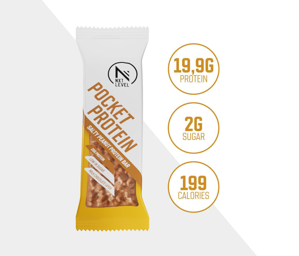 Pocket Protein - Cacahuètes Salées - 15 Barres