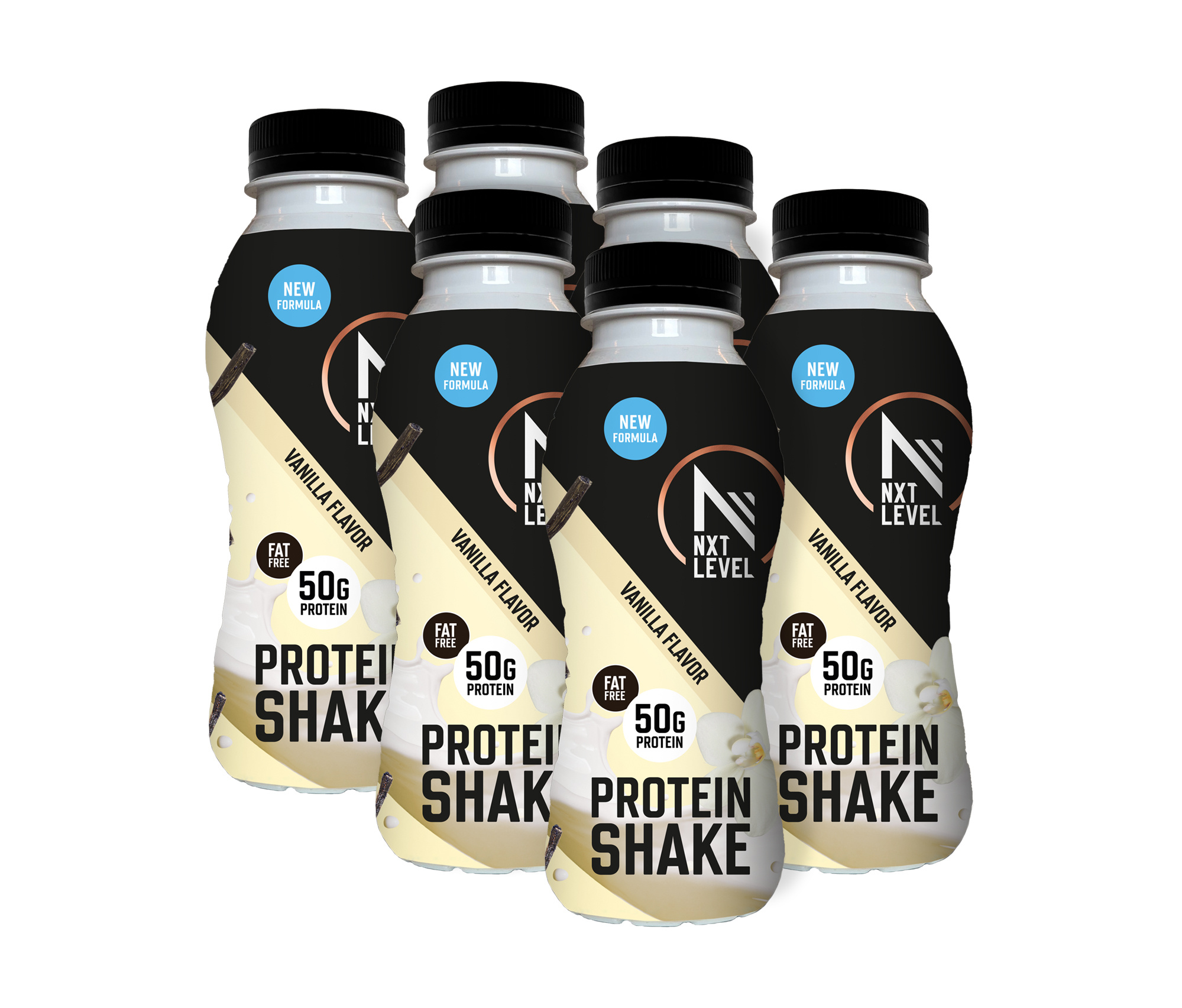50G Eiwitshake Vanille 6 flesjes NXT Level Sports Nutrition