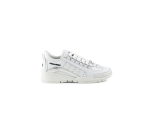 dsquared sneakers wit zilver