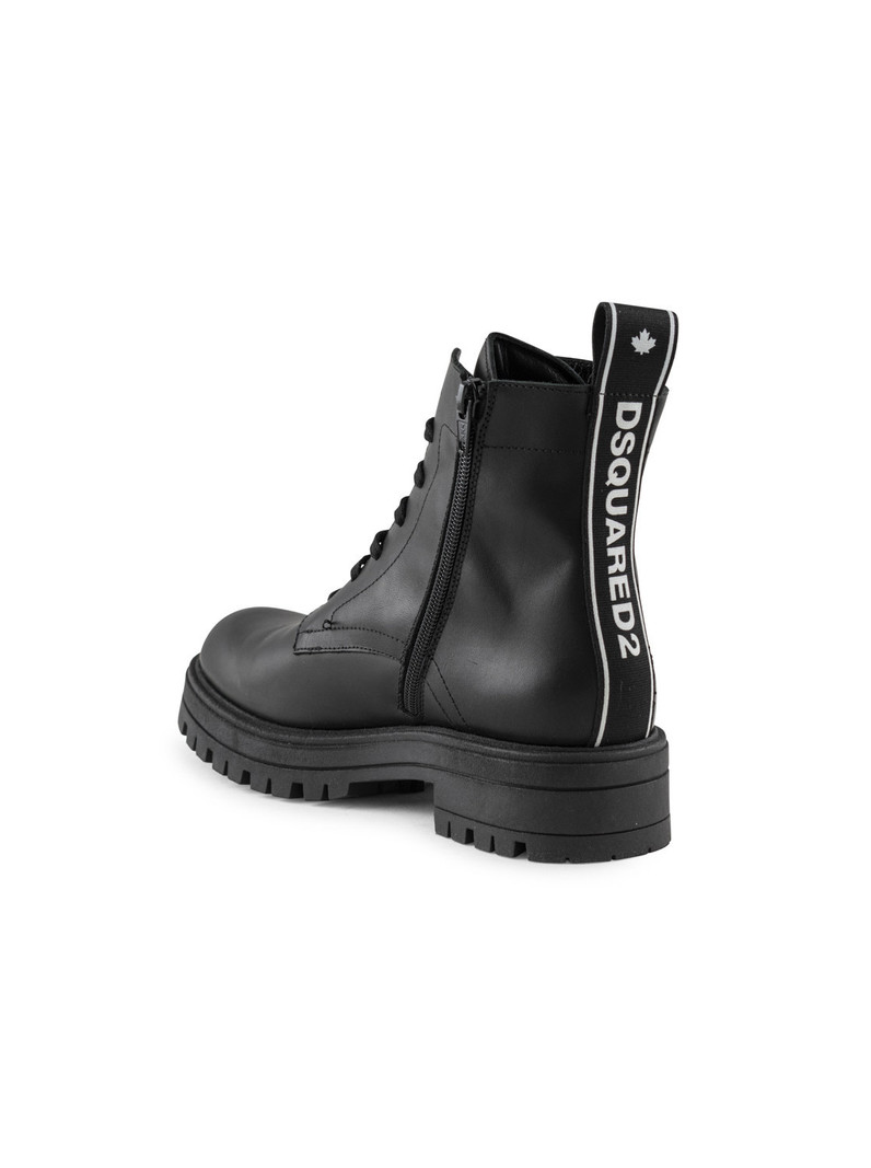 DSQUARED2 Zwarte enkellaarzen - Artishock Luxe en exclusieve mode