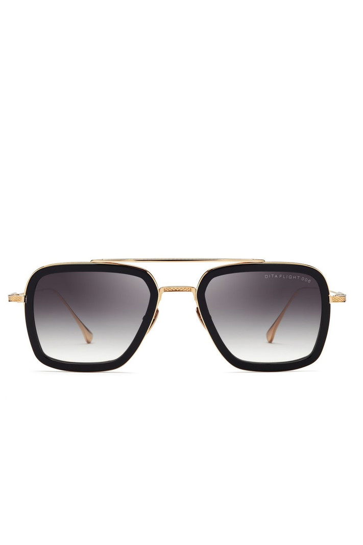 DITA Eyewear DITA Flight.006 Matte Black Yellow gold